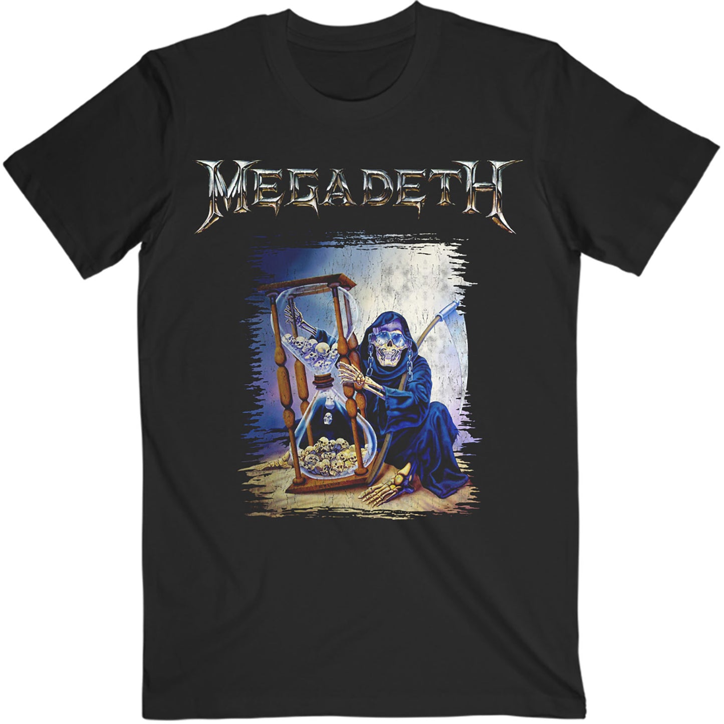 Megadeth Unisex T-Shirt: Countdown Hourglass
