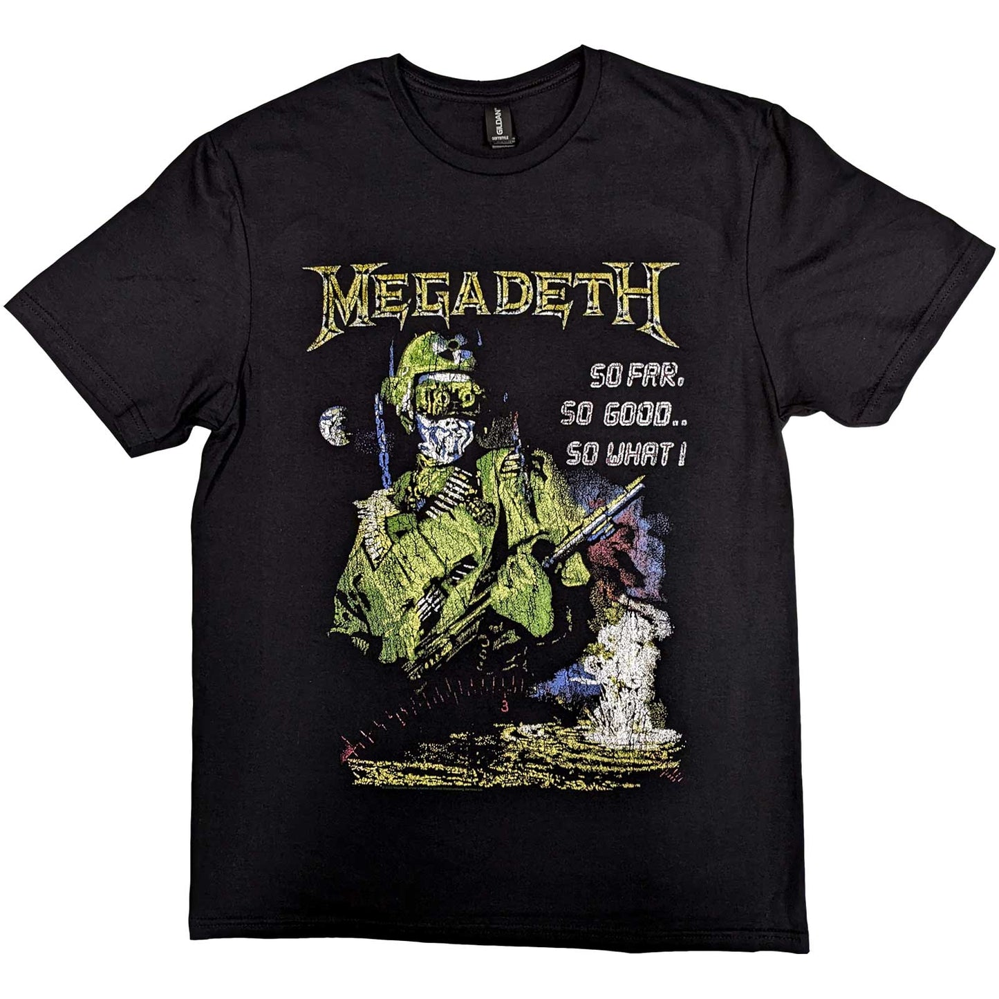 Megadeth Unisex T-Shirt: SFSGSW Explosion Vintage
