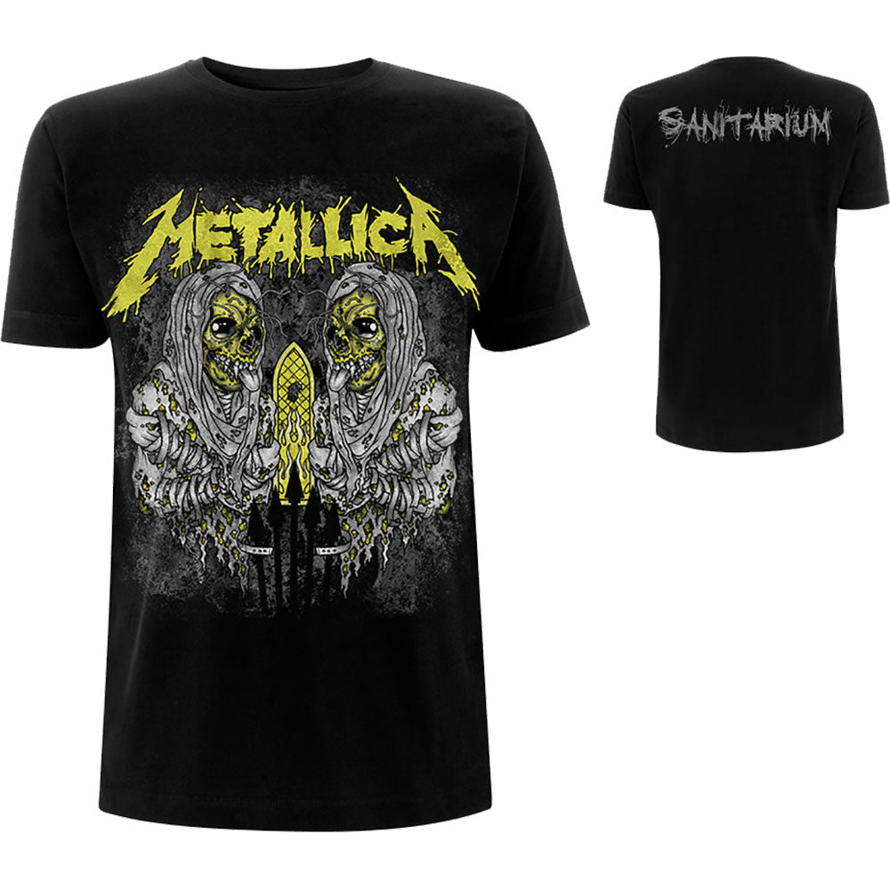 Metallica Unisex T-Shirt: Sanitarium (Back Print)