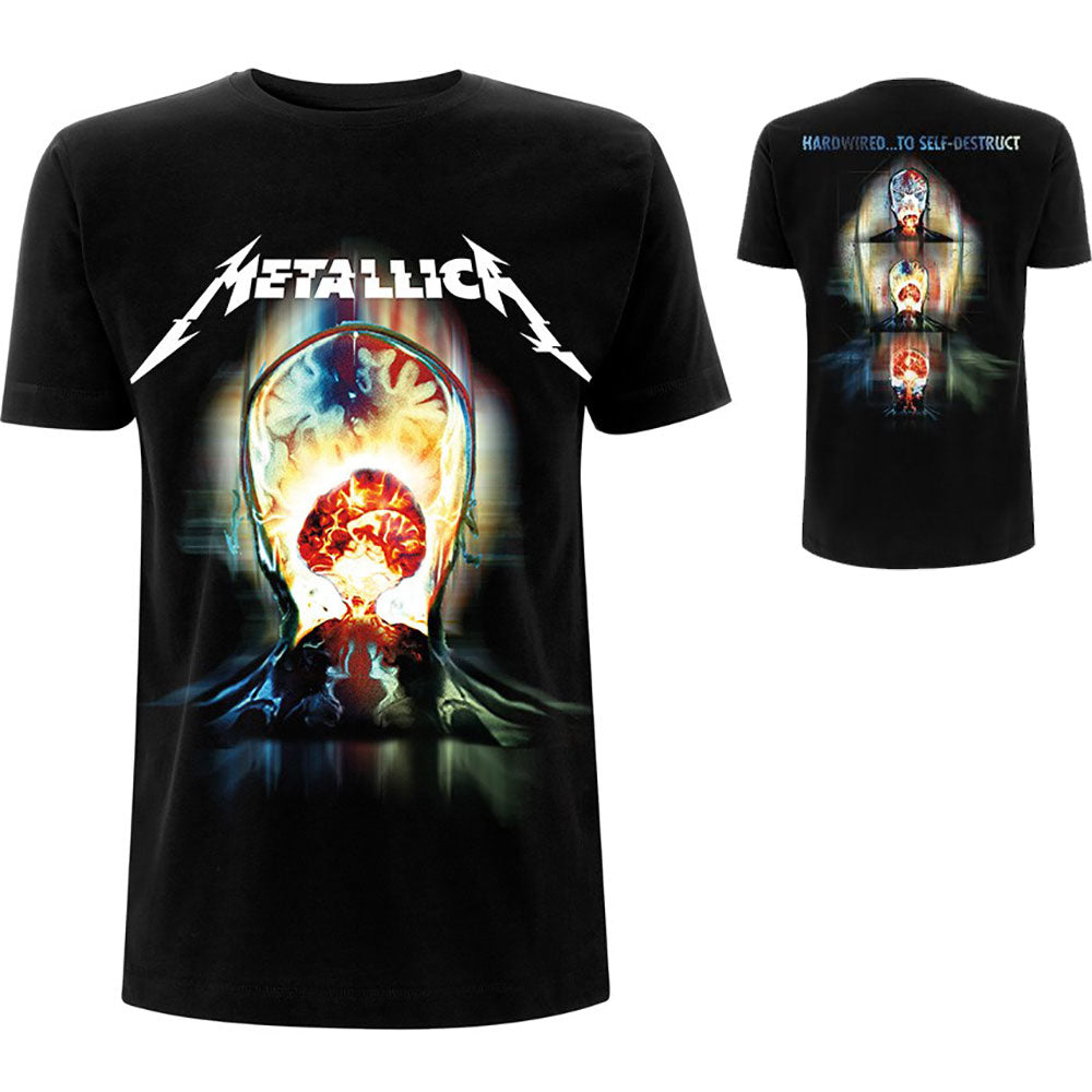 Metallica Unisex T-Shirt: Exploded (Back Print)