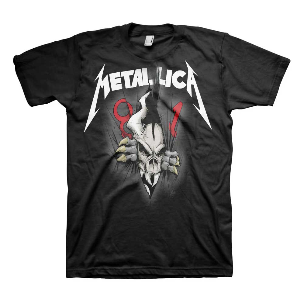 Metallica Unisex T-Shirt: 40th Anniversary Ripper