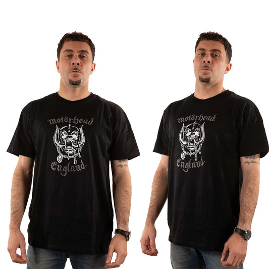Motorhead Unisex Embellished T-Shirt: England