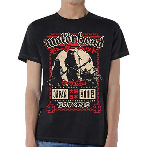 Motorhead Unisex T-Shirt: Loud in Osaka