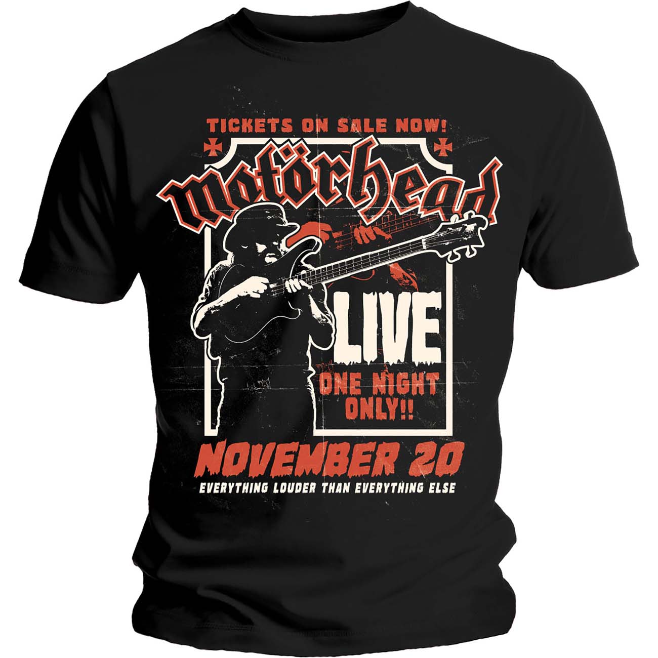 Motorhead Unisex T-Shirt: Lemmy Firepower