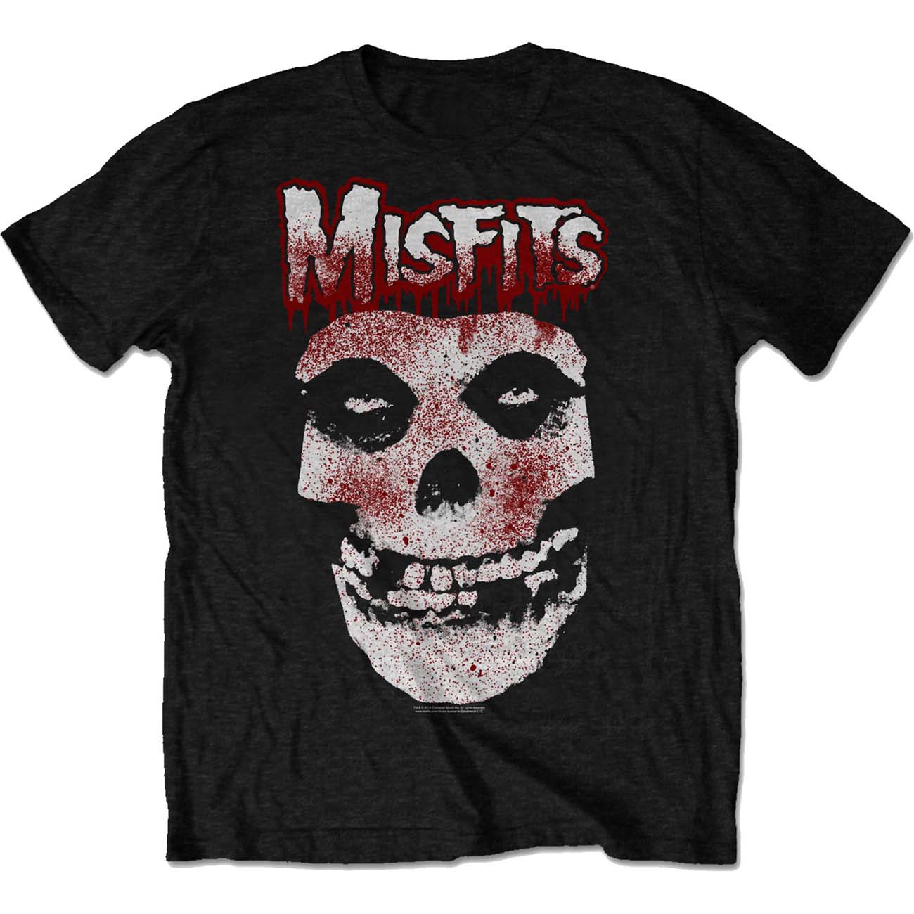 Misfits Unisex T-Shirt: Blood Drip Skull