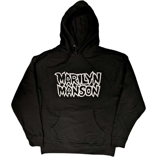 Marilyn Manson Unisex Pullover Hoodie: Classic Logo