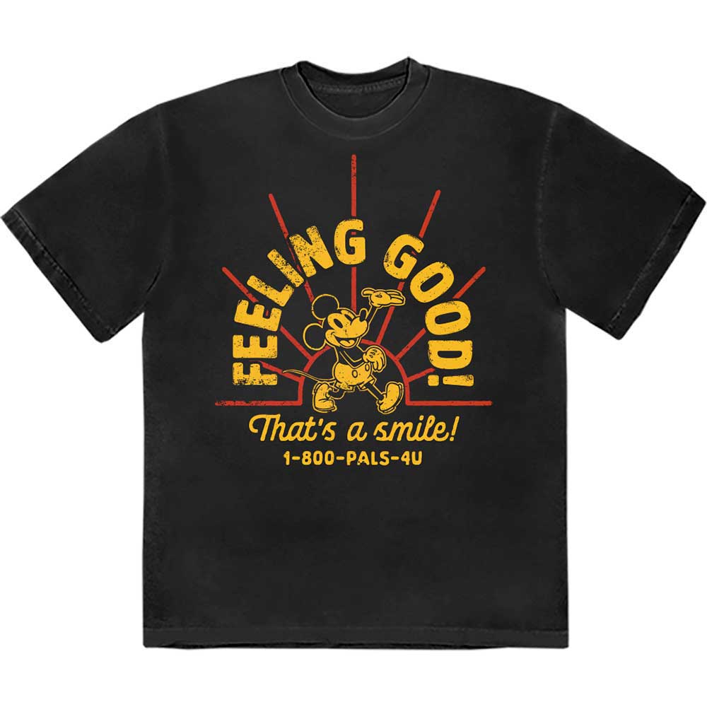 Disney Unisex T-Shirt: Mickey Mouse Feeling Good