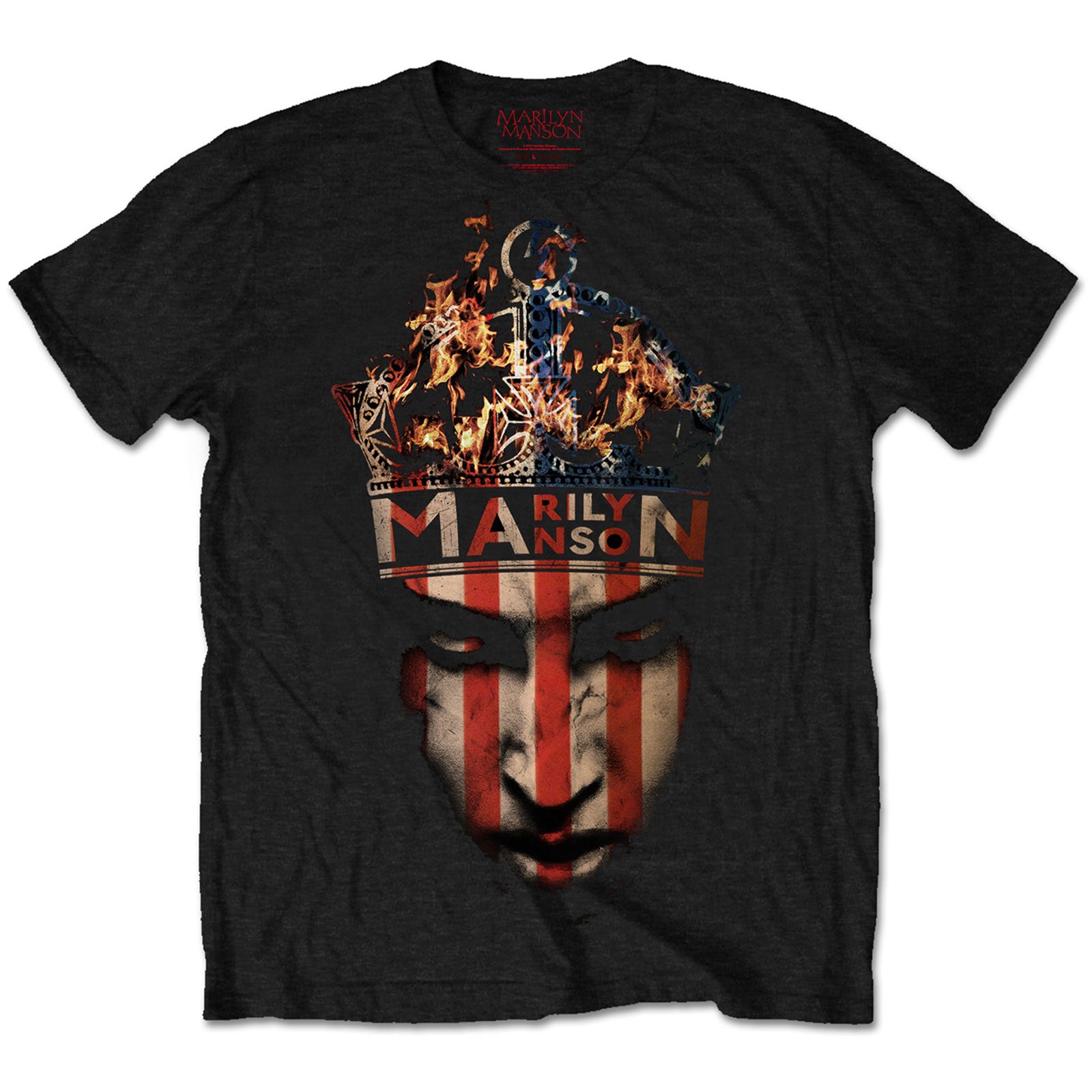 Marilyn Manson Unisex T-Shirt: Crown