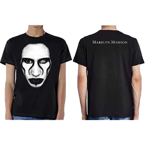 Marilyn Manson Unisex T-Shirt: Defiant Ones (Back Print) (Ex-Tour)
