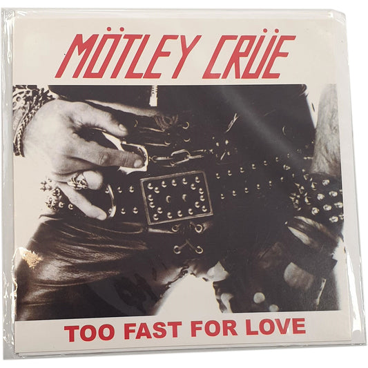 Motley Crue Greetings Card: Too Fast For Love