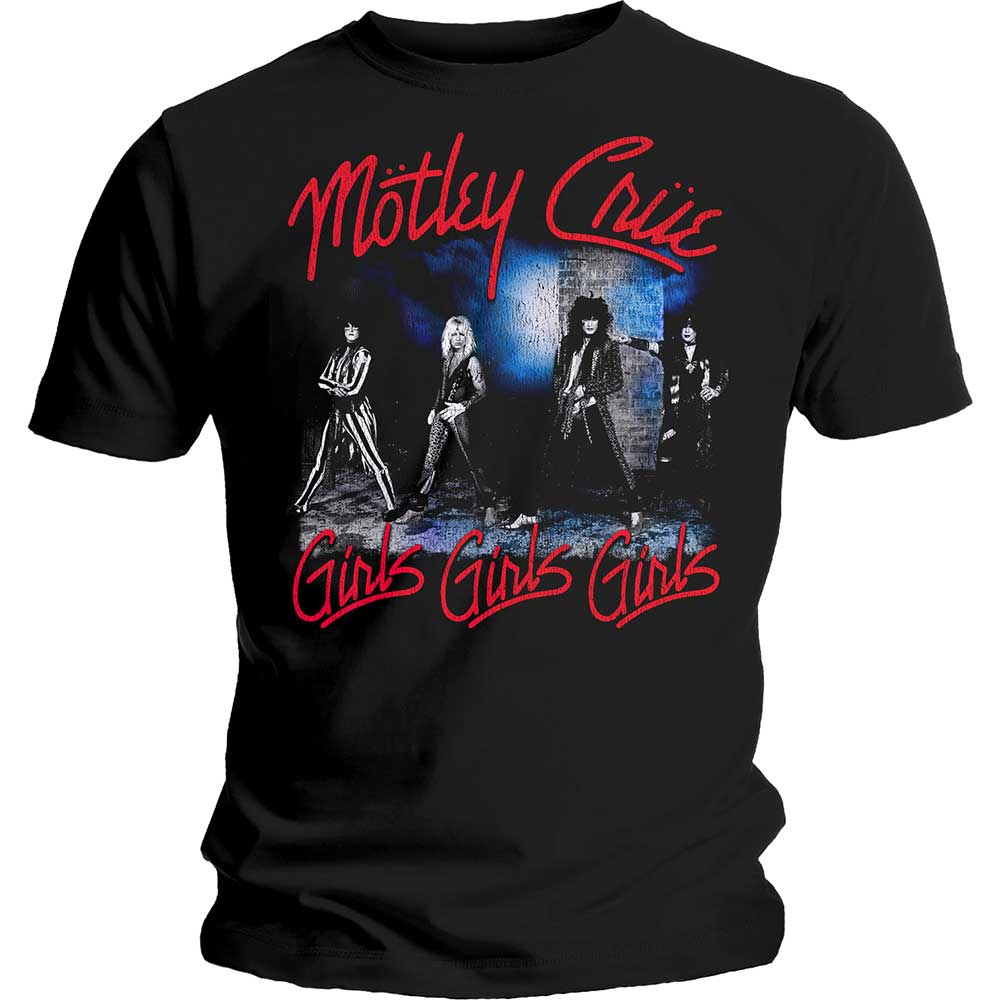 Motley Crue Unisex T-Shirt: Smokey Street