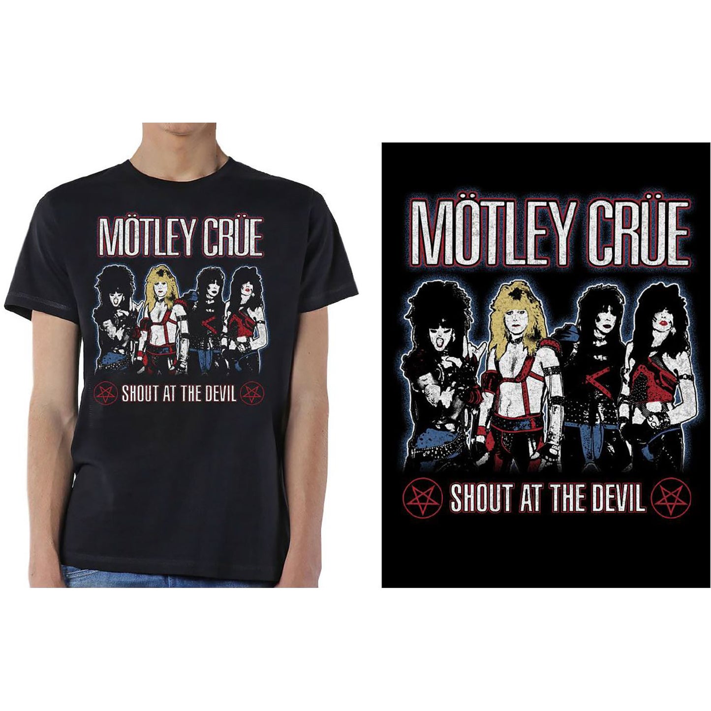 Motley Crue Unisex T-Shirt: Shout at the Devil