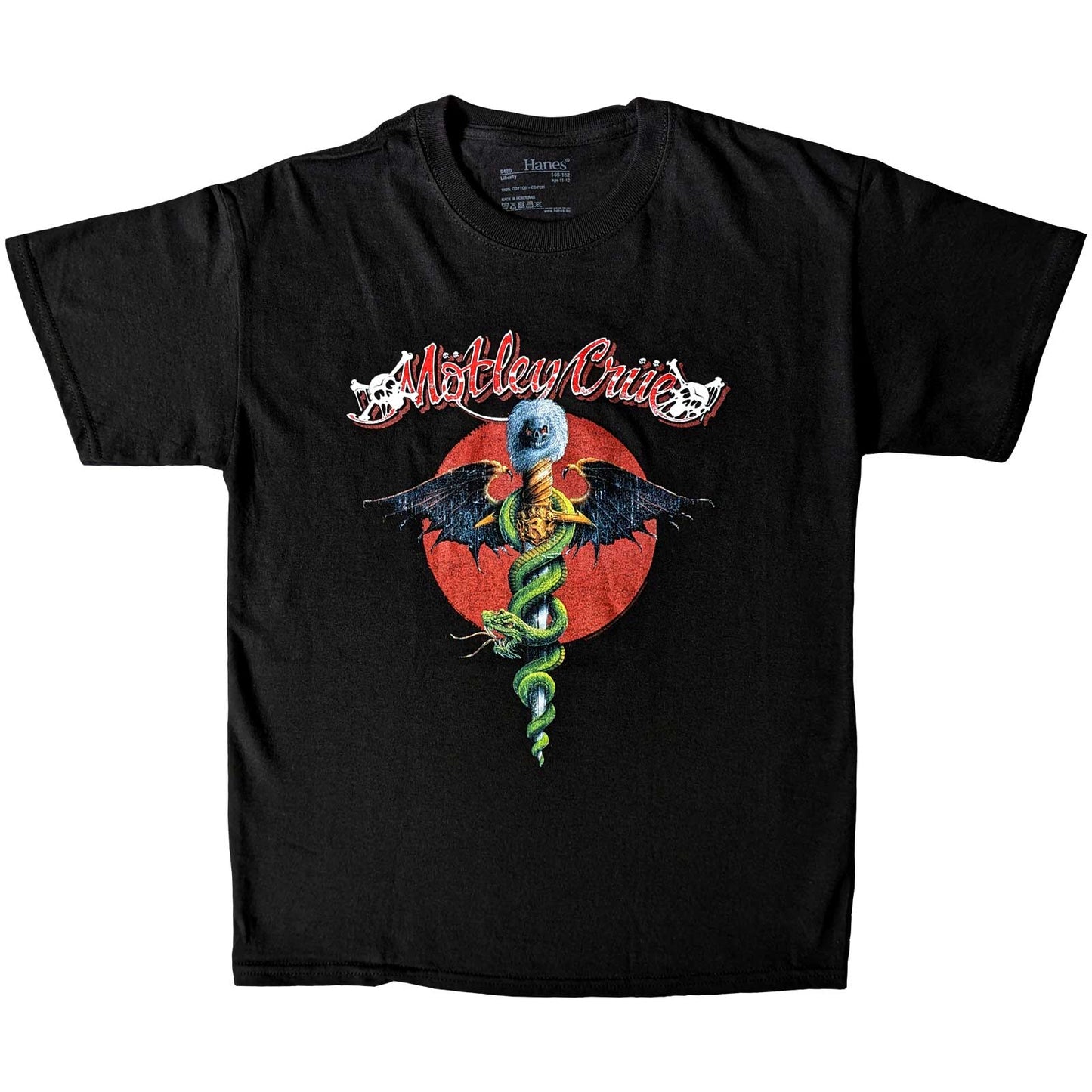 Motley Crue Kids T-Shirt: Feelgood Red Circle