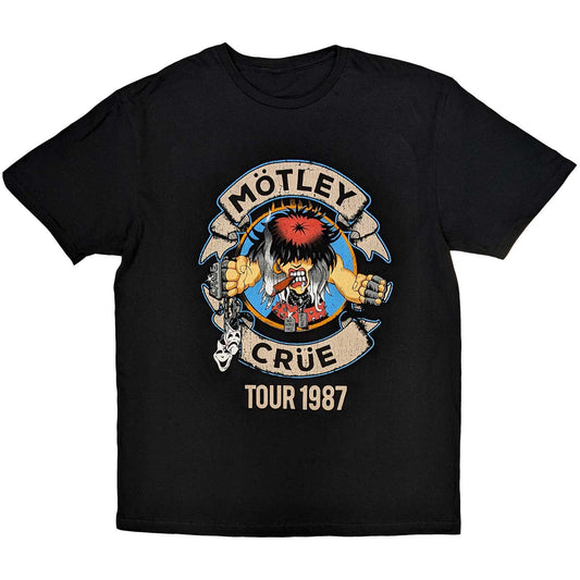 Motley Crue Unisex T-Shirt: Girls Girls Girls Tour '87