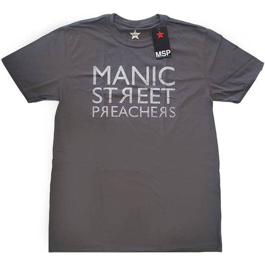 Manic Street Preachers Unisex T-Shirt: Reversed Logo