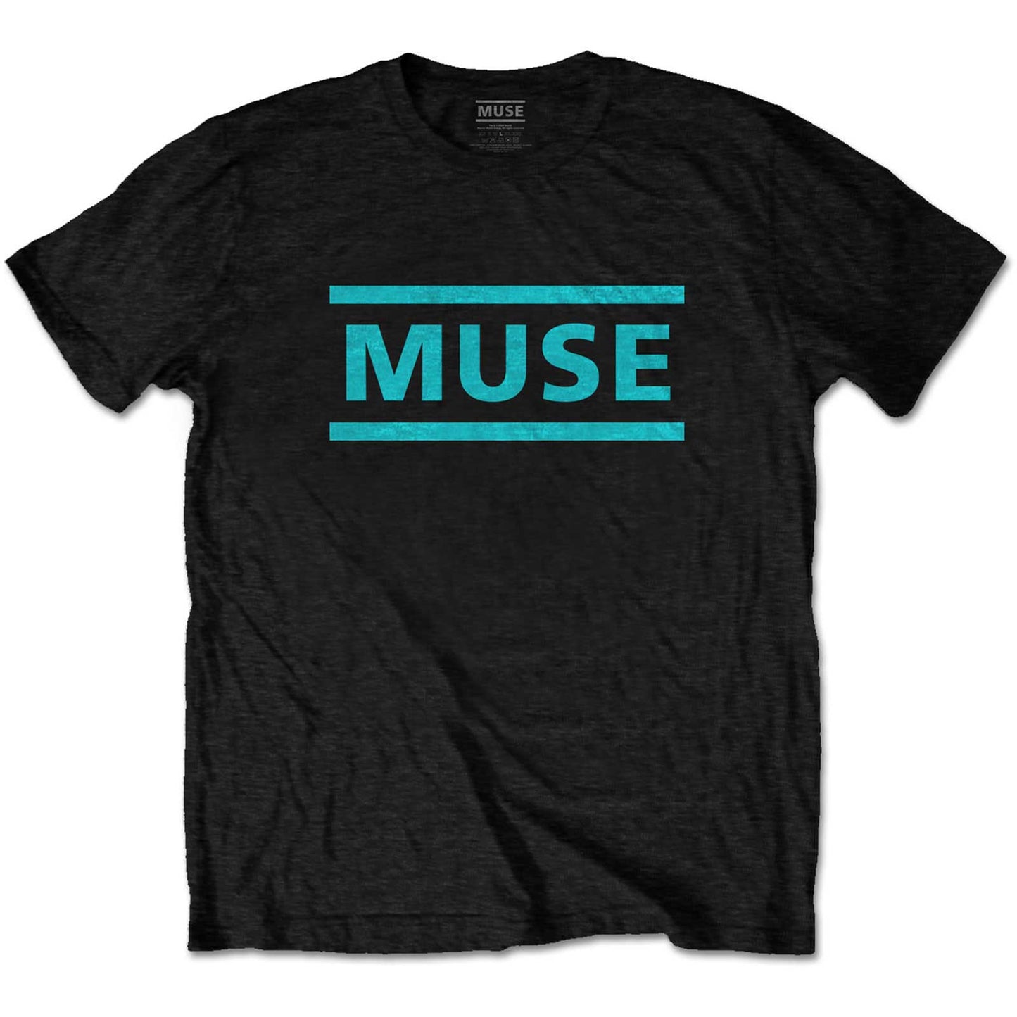 Muse Unisex T-Shirt: Light Blue Logo