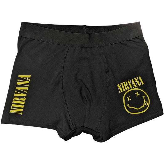 Nirvana Unisex Boxers: Yellow Smile