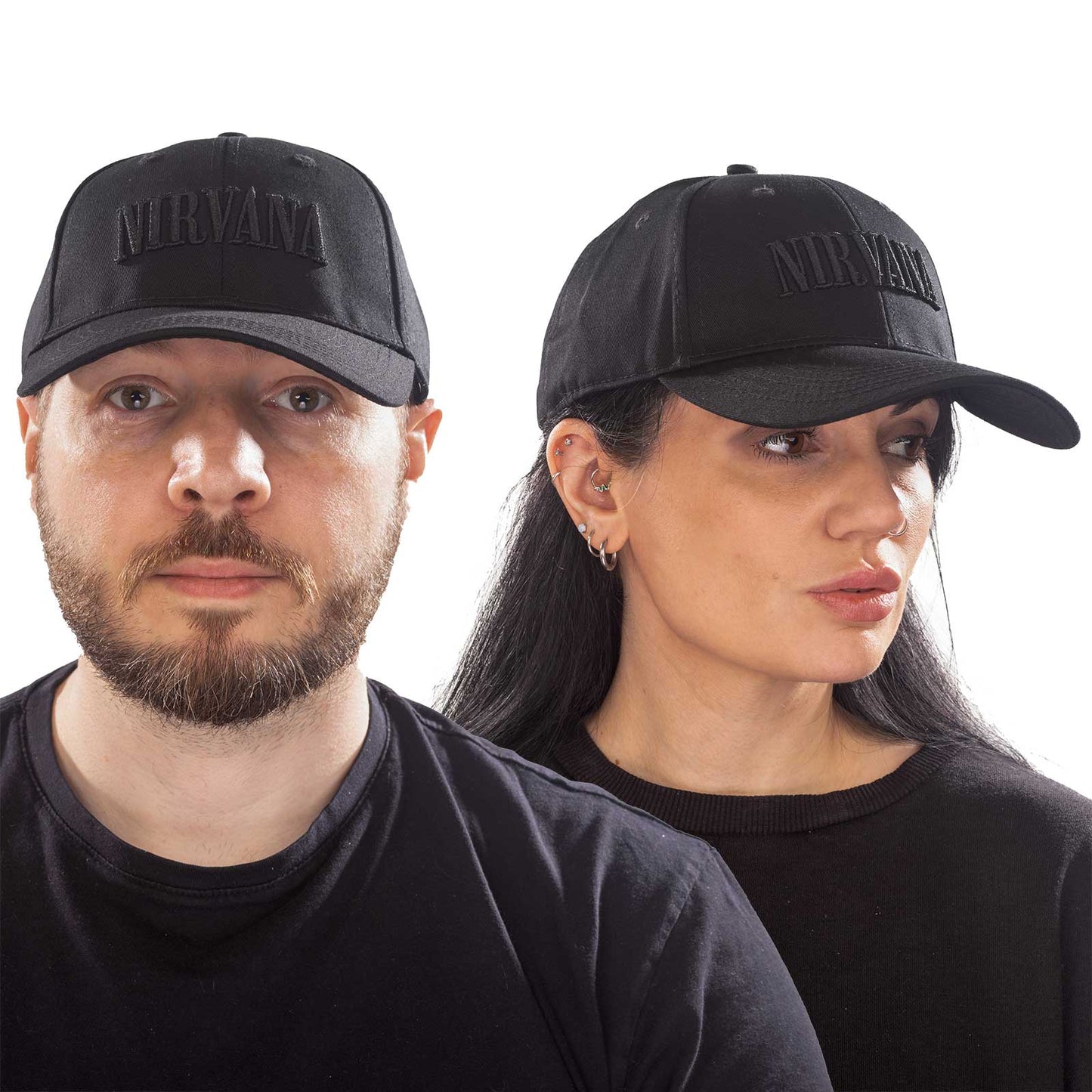 Nirvana Unisex Baseball Cap: Text Logo