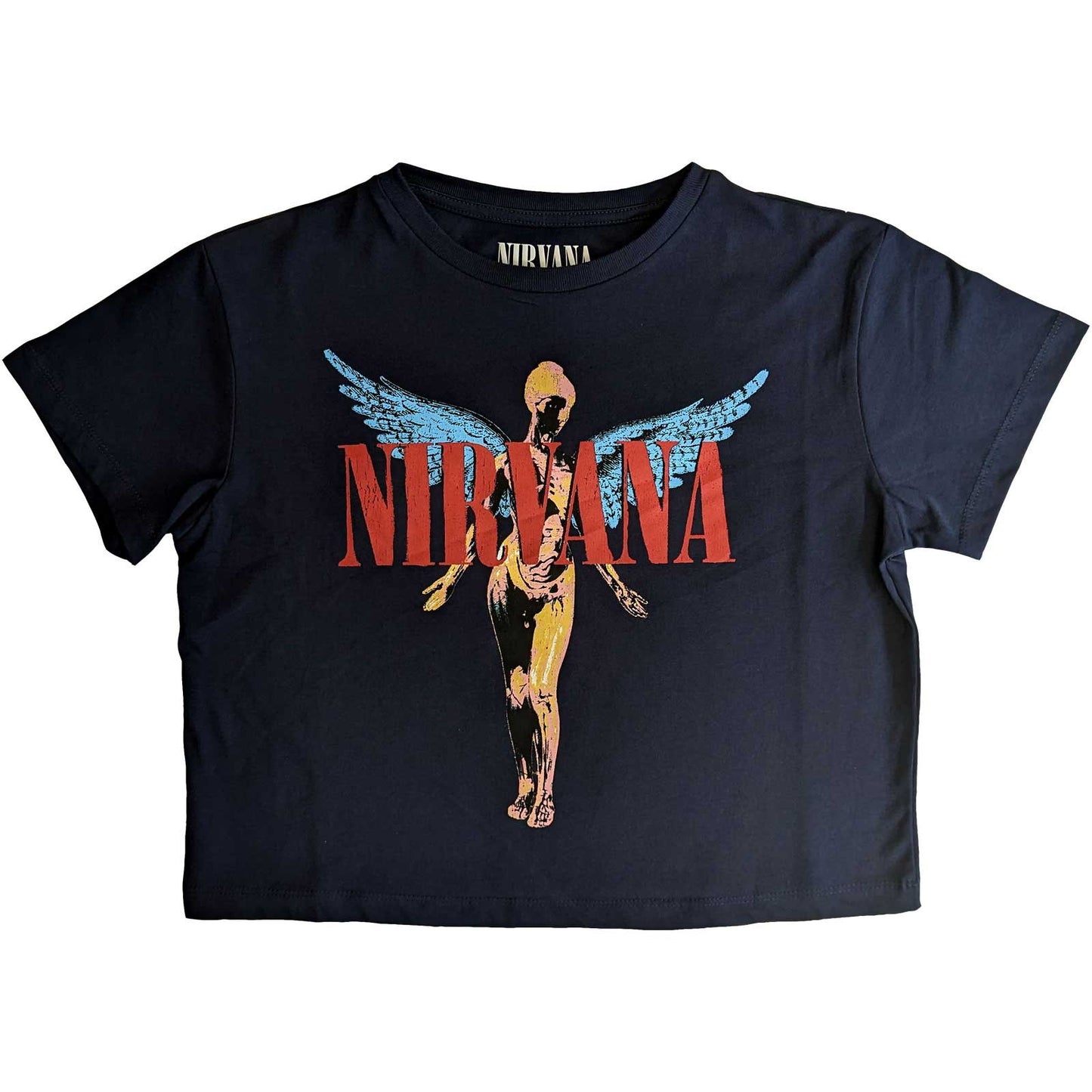 Nirvana Ladies Crop Top: Angelic