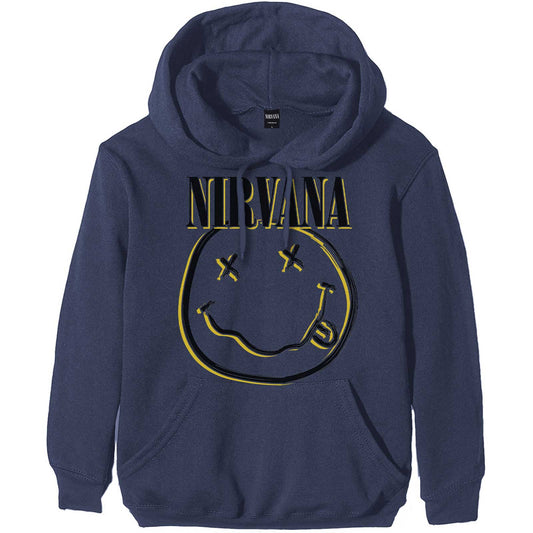 Nirvana Unisex Pullover Hoodie: Inverse Smiley