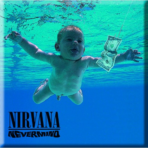 Nirvana Fridge Magnet: Never Mind