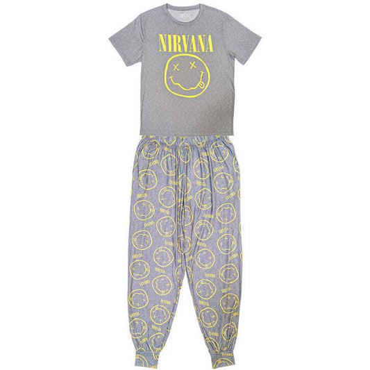 Nirvana Unisex Pyjamas: Yellow Smile