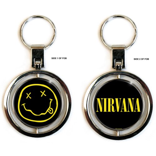 Nirvana Keychain: Smiley Logo (Spinner)