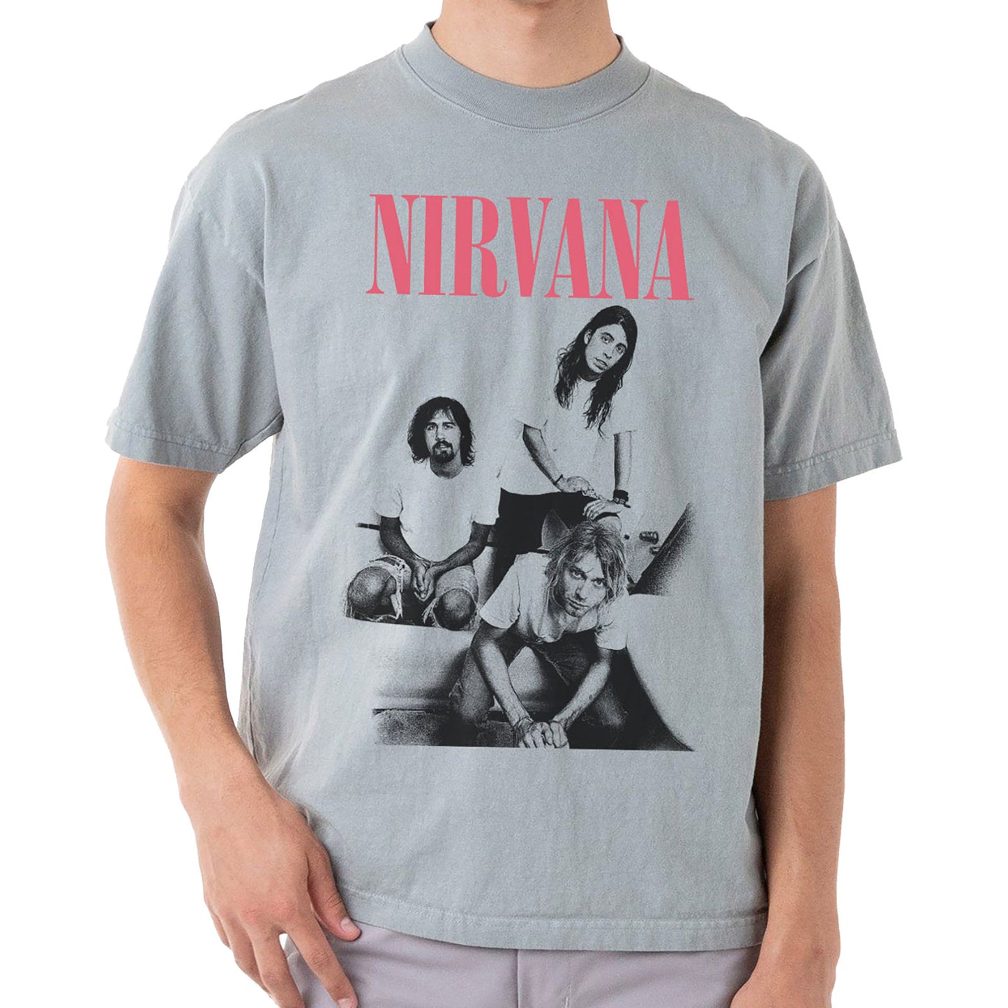 Nirvana Unisex T-Shirt: Bathroom Photo