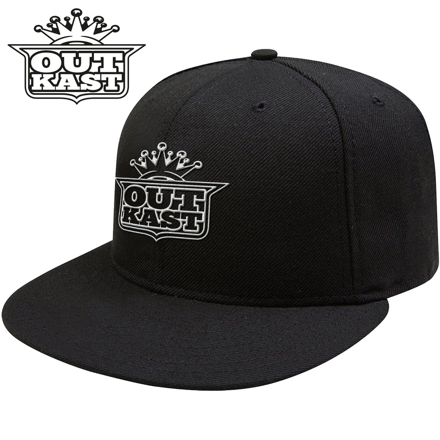 Outkast Unisex Snapback Cap: White Imperial Crown