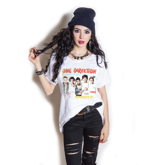 One Direction Ladies T-Shirt: Individual Shots (Cut-Outs) (Small)