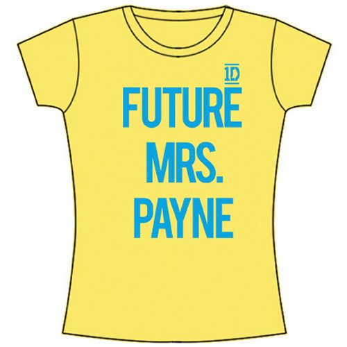 One Direction Ladies T-Shirt: Future Mrs Payne (Skinny Fit)