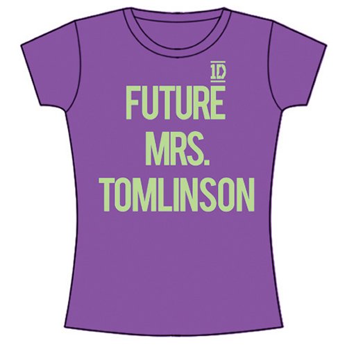 One Direction Ladies T-Shirt: Future Mrs Tomlinson (Skinny Fit)