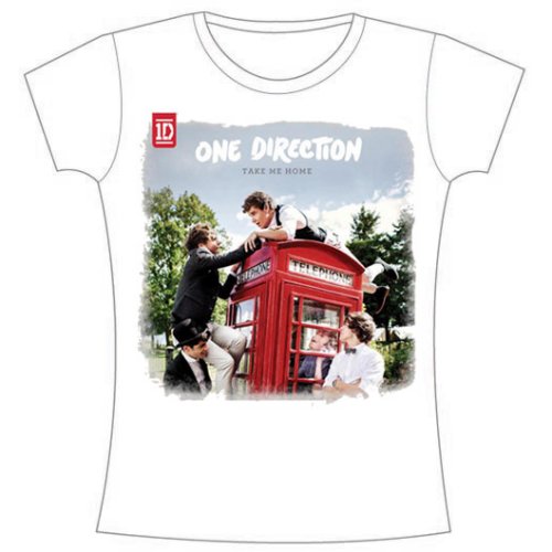 One Direction Ladies T-Shirt: Take Me Home Rough Edges (Skinny Fit)