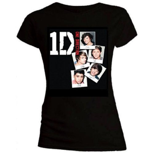 One Direction Ladies T-Shirt: Photo Stack (Skinny Fit)