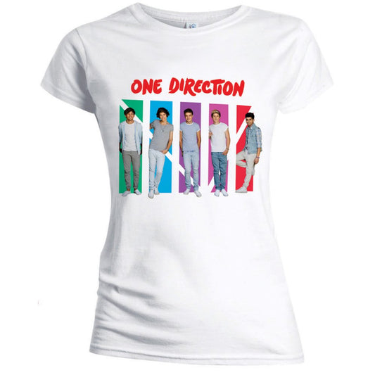 One Direction Ladies T-Shirt: Colour Arches (Skinny Fit) (X-Large)