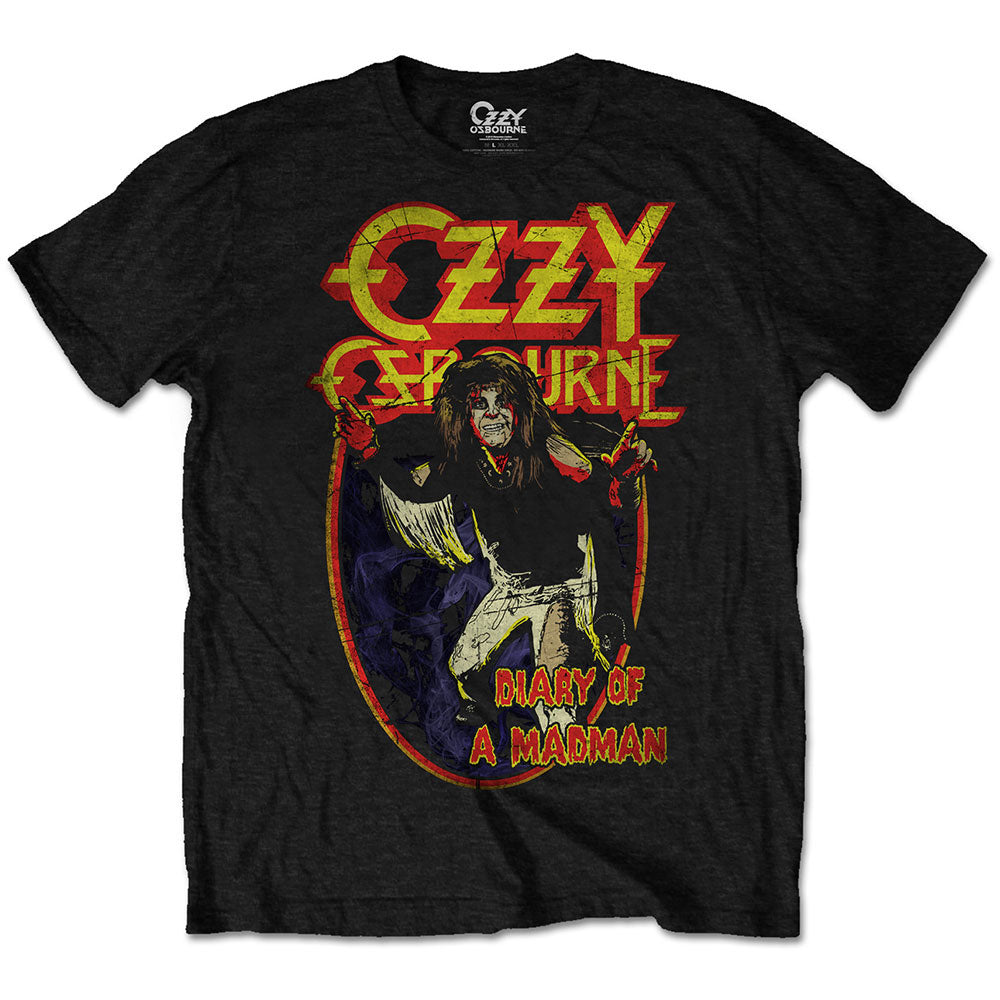 Ozzy Osbourne Unisex T-Shirt: Diary of a Mad Man