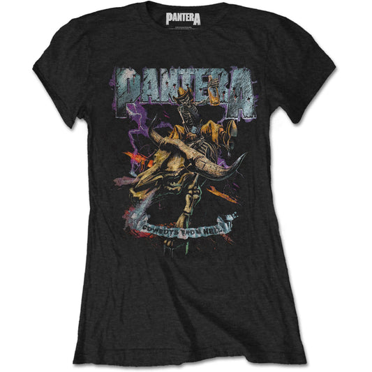 Pantera Ladies T-Shirt: Vintage Rider