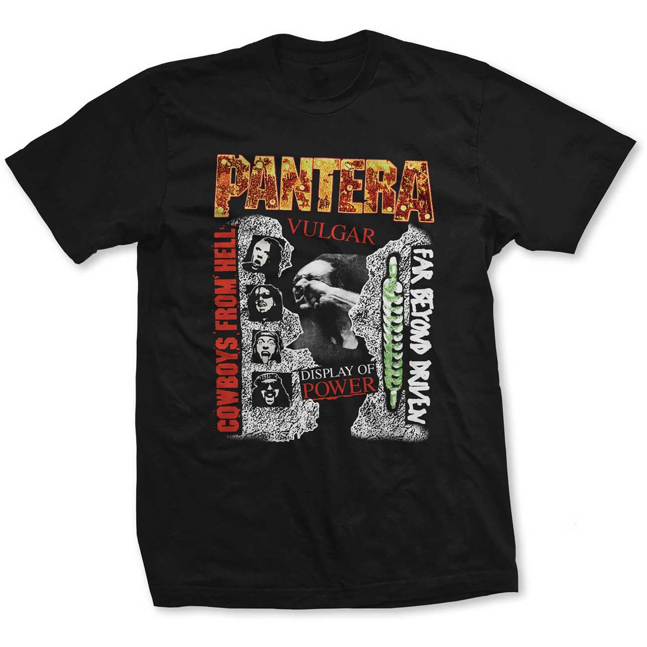 Pantera Unisex T-Shirt: 3 Albums