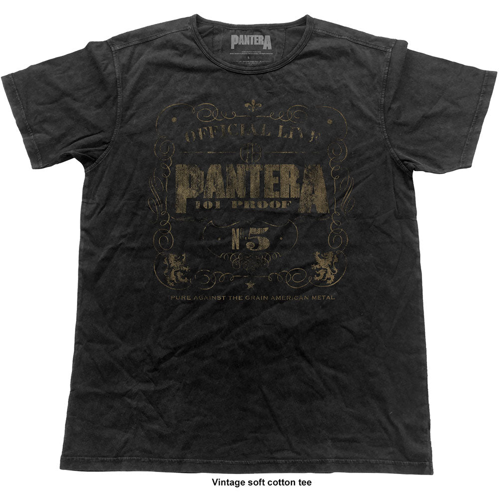 Pantera Unisex Vintage T-Shirt: 101% Proof