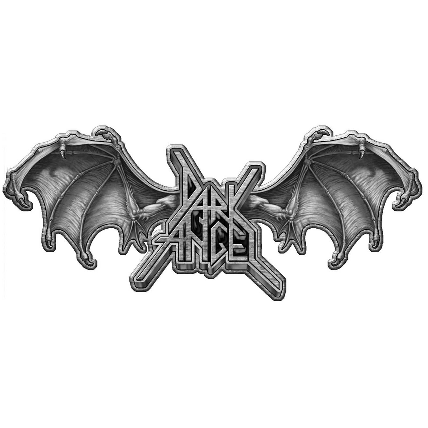 Dark Angel Pin Badge: Logo (Die-Cast Relief)