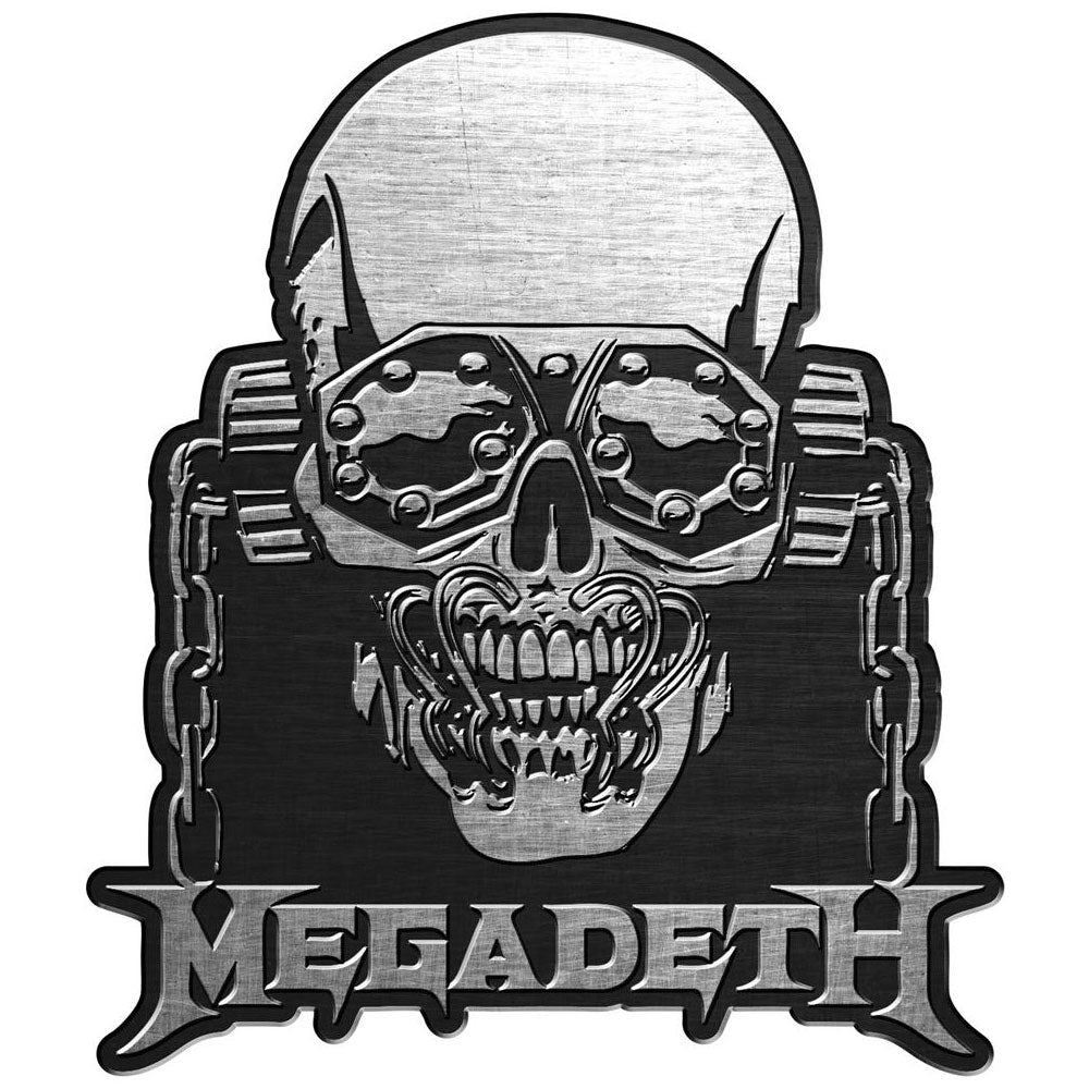 Megadeth Pin Badge: Vic Rattlehead (Enamel In-Fill)