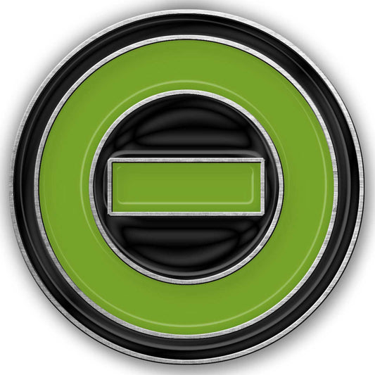 Type O Negative Pin Badge: Negative Symbol (Enamel In-Fill)