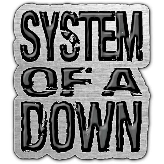 System Of A Down Pin Badge: Logo