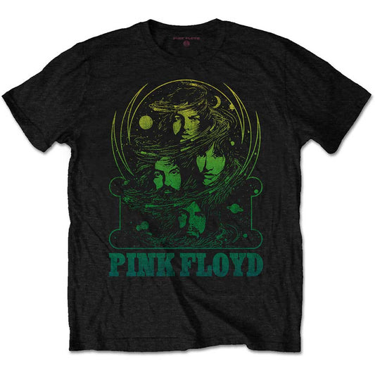 Pink Floyd Unisex T-Shirt: Green Swirl