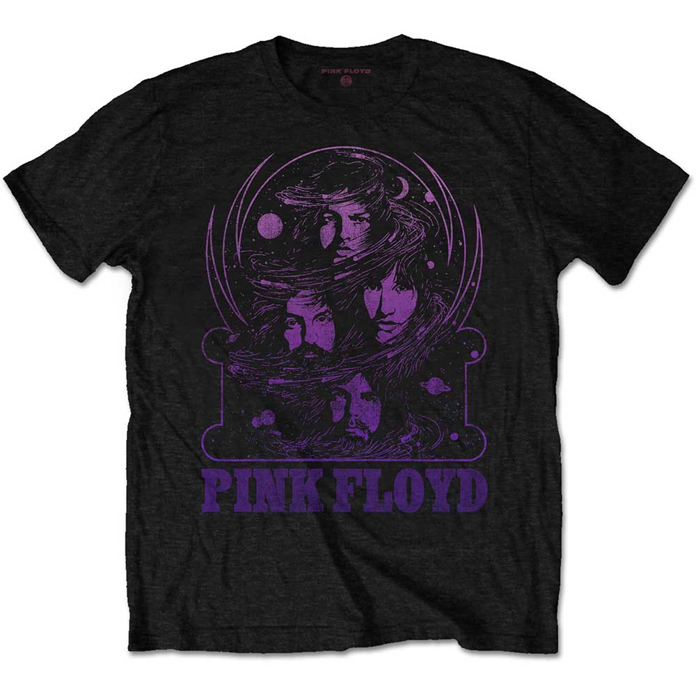 Pink Floyd Unisex T-Shirt: Purple Swirl