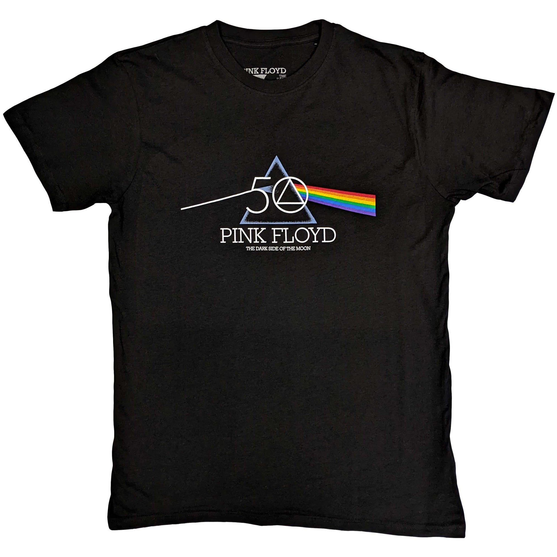 Pink Floyd Unisex T-Shirt: 50th Prism Logo