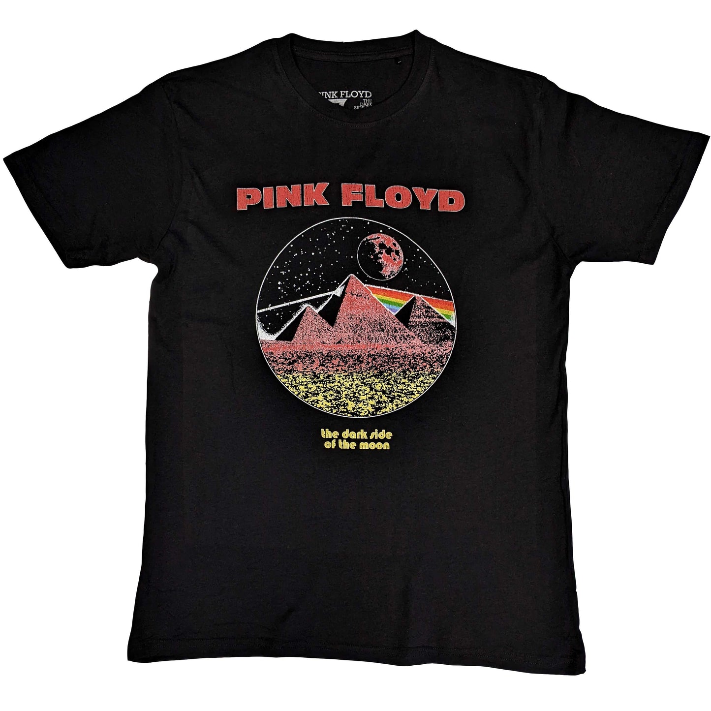 Pink Floyd Unisex T-Shirt: Vintage Pyramids