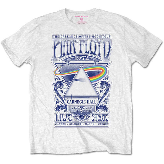 Pink Floyd Unisex T-Shirt: Carnegie Hall Poster (Retail Pack)