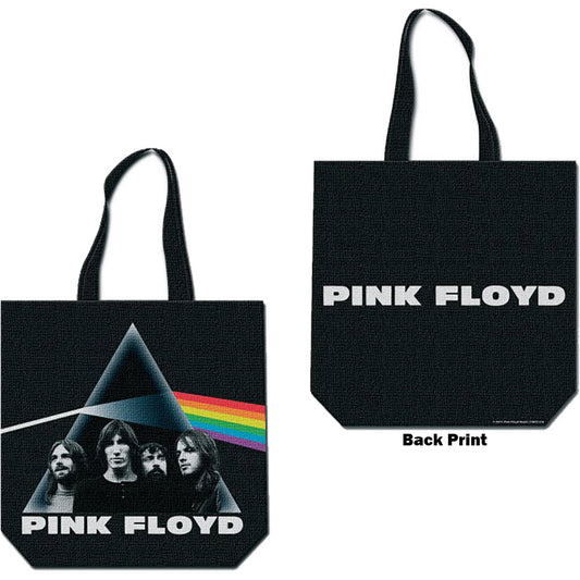 Pink Floyd Cotton Tote Bag: Dark Side of the Moon (Back Print)