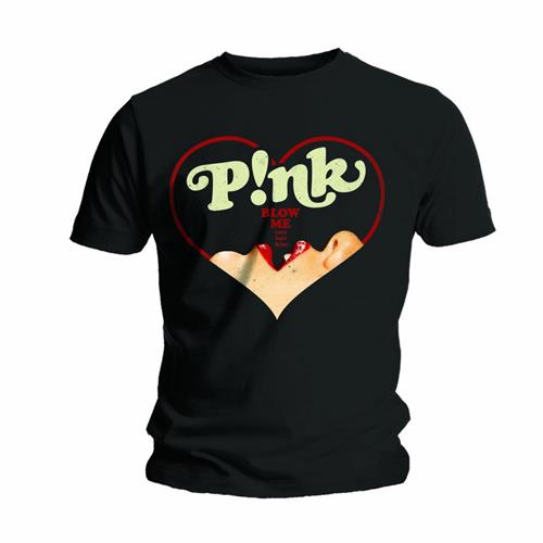 Pink Unisex T-Shirt: Blow Hearts